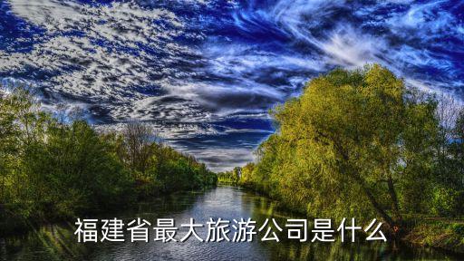 福建省最大旅游公司是什么
