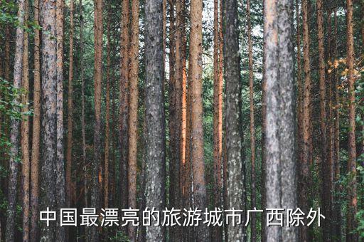 中国最漂亮的旅游城市广西除外