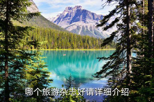 哪个旅游杂志好请详细介绍