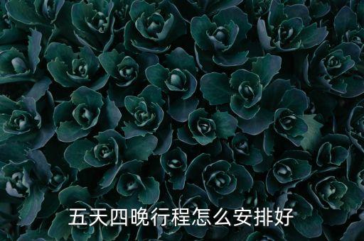 5天4夜旅游，五天四晚的亲子游请帮我看一下路线合理吗