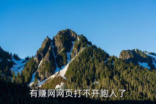 有赚网网页打不开跑人了