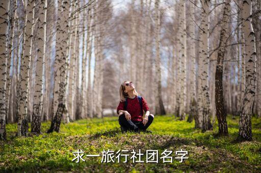 求一旅行社团名字