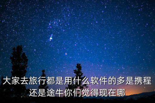 大家去旅行都是用什么软件的多是携程还是途牛你们觉得现在哪