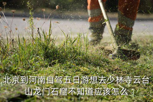 北京到河南自驾五日游想去少林寺云台山龙门石窟不知道应该怎么