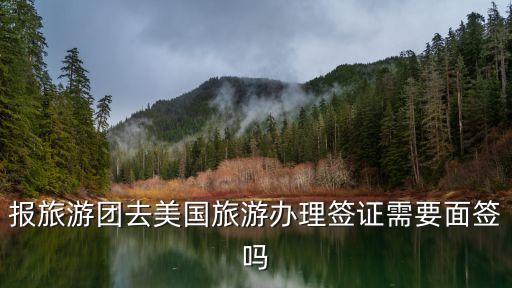 报旅游团去美国旅游办理签证需要面签吗