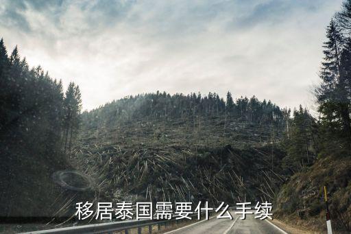 移居泰国需要什么手续