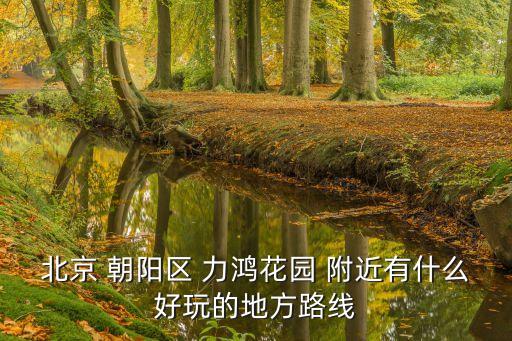 北京 朝阳区 力鸿花园 附近有什么好玩的地方路线