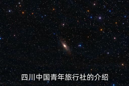四川中国青年旅行社的介绍
