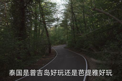 泰国是普吉岛好玩还是芭提雅好玩