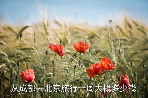 从成都去北京旅行一周大概多少钱