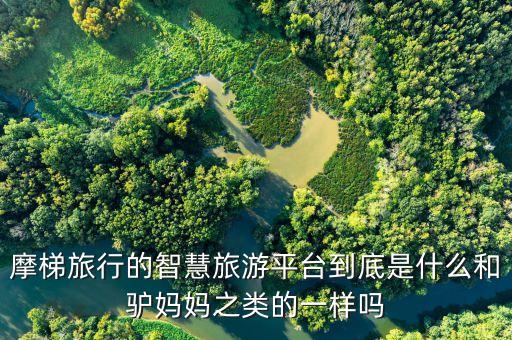 摩梯旅行的智慧旅游平台到底是什么和驴妈妈之类的一样吗