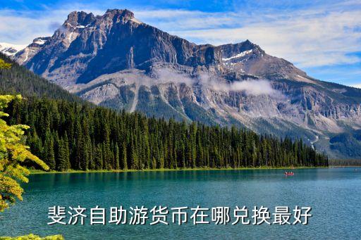 斐济自助游货币在哪兑换最好