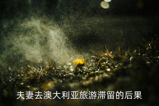 滞留国外旅游有什么影响，夫妻去澳大利亚旅游滞留的后果