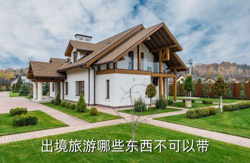 出境旅游哪些东西不可以带