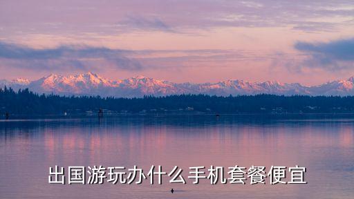 出国游玩办什么手机套餐便宜