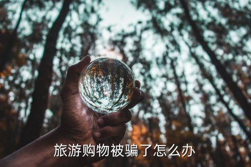 旅游购物被骗了怎么办