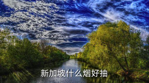 新加坡什么烟好抽