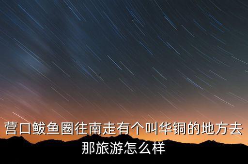 营口鲅鱼圈往南走有个叫华铜的地方去那旅游怎么样