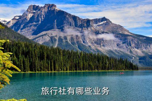 旅行社有哪些业务