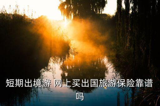 短期出境游 网上买出国旅游保险靠谱吗