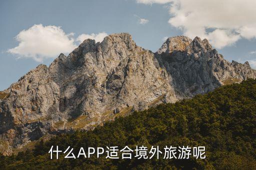 国外哪个旅游app最火，什么APP适合境外旅游呢