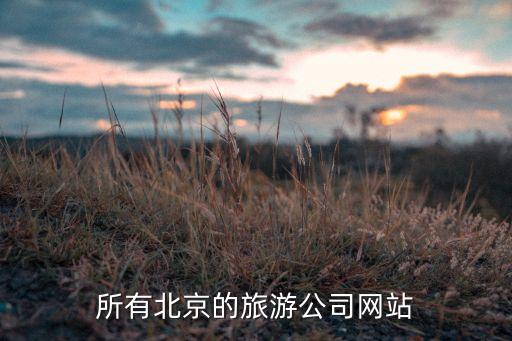 所有北京的旅游公司网站