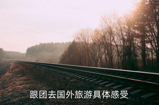 跟团去国外旅游具体感受