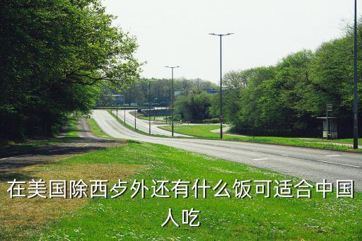 在美国除西歺外还有什么饭可适合中国人吃