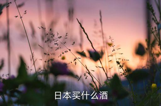日本买什么酒