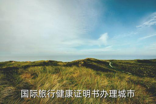赣州国际旅行健康哪里办，国际旅行健康证在哪里办
