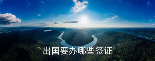 出国要办哪些签证