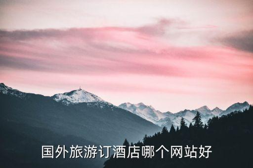 旅游住宿app国外哪个好，国外酒店预订哪个网站好