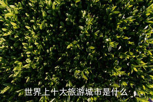 世界上十大旅游城市是什么