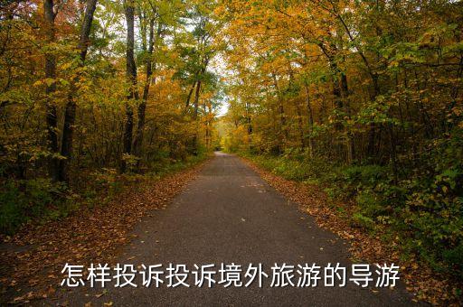 怎样投诉投诉境外旅游的导游