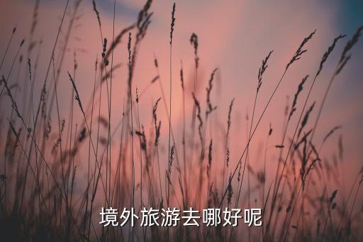 境外旅游去哪好呢
