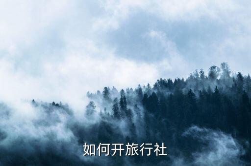 如何开旅行社