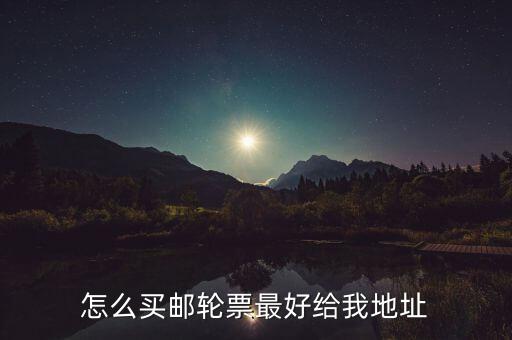 怎么买邮轮票最好给我地址