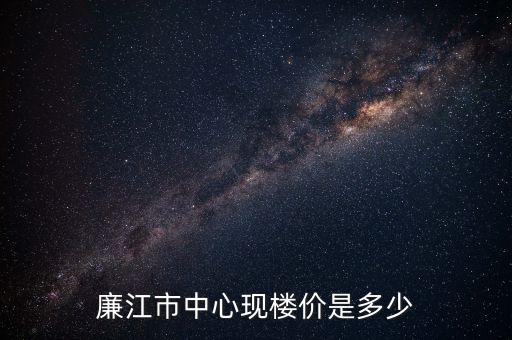 廉江市中心现楼价是多少