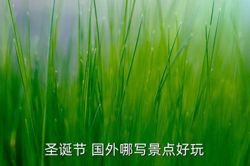 圣诞节去哪里旅游 国外，圣诞节去欧洲旅游哪里好玩