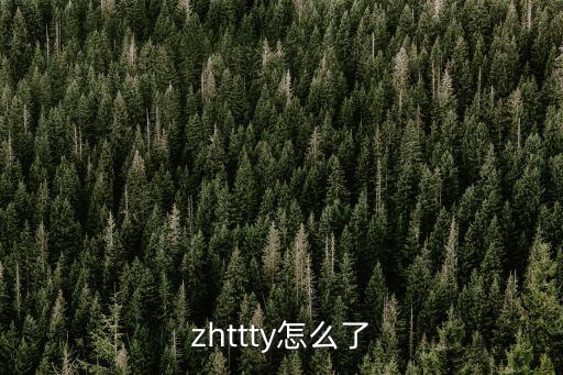 zhttty怎么了
