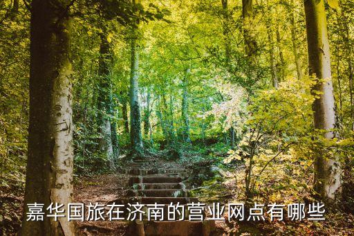 嘉华国旅在济南的营业网点有哪些