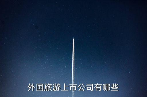 外国旅游上市公司有哪些