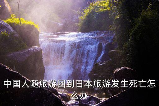 中国人随旅游团到日本旅游发生死亡怎么办