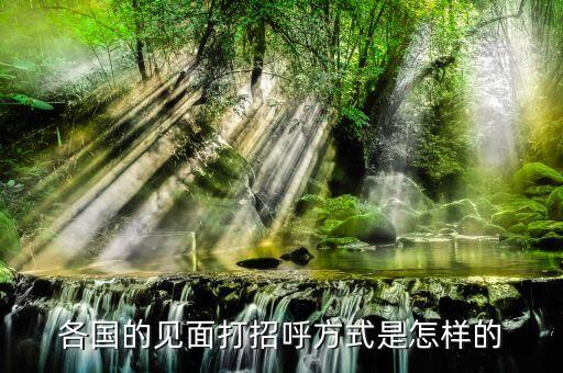 各国的见面打招呼方式是怎样的
