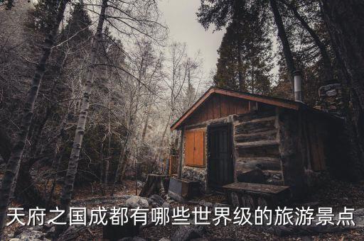 天府之国成都有哪些世界级的旅游景点