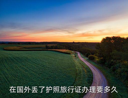 在国外丢了护照旅行证办理要多久
