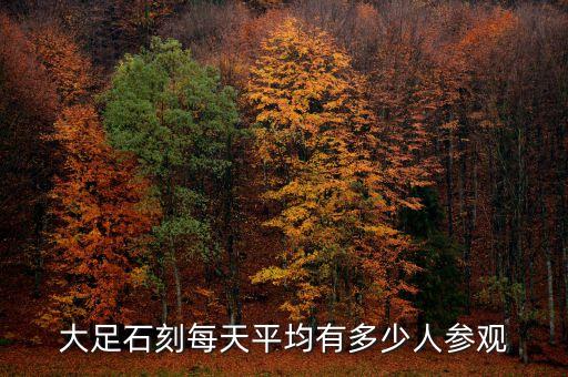大足石刻每天平均有多少人参观