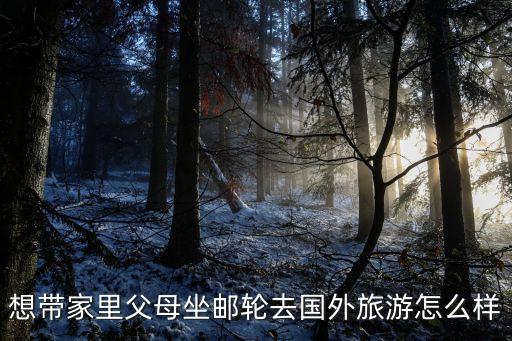 带老人去国外旅游怎么样，想带家里父母坐邮轮去国外旅游怎么样