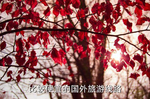 比较便宜的国外旅游线路