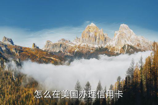 国外旅游信用卡怎么办理，出国留学的信用卡怎么办理